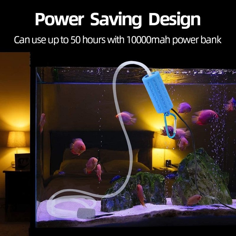 Akvarium Syreluftpump Bärbar Mini Usb Energisparande