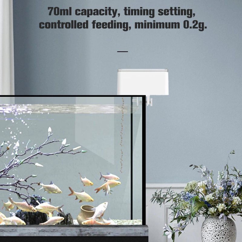 Fiskautomatisk Matare Digital Timer Smart Feeder Aquarium Tool