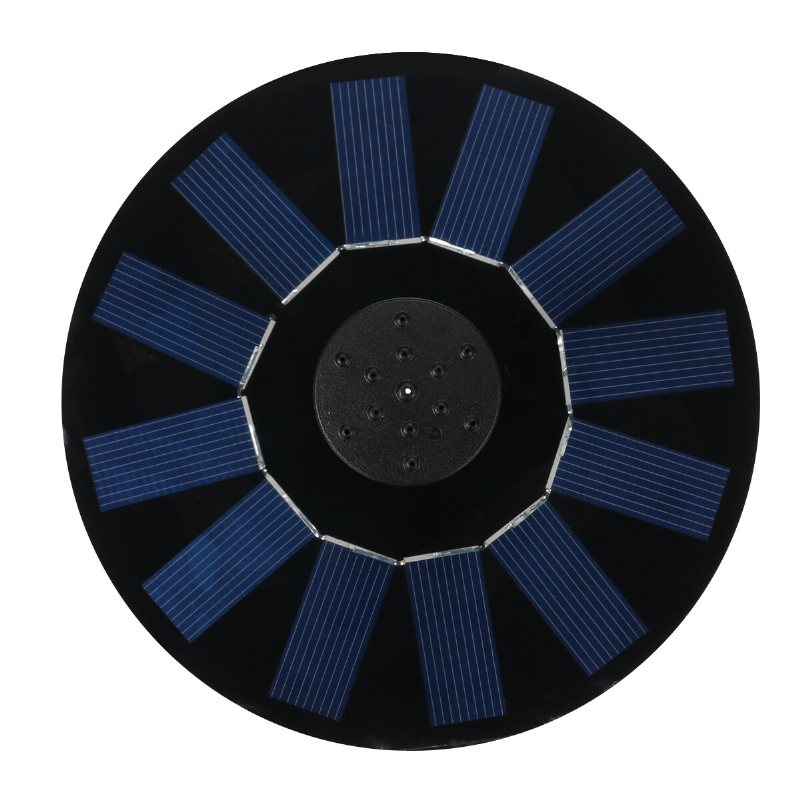 13cm 1.2w Soldriven Flytande Pump Vattenfontän Hemmaträdgård Fågelbadpool