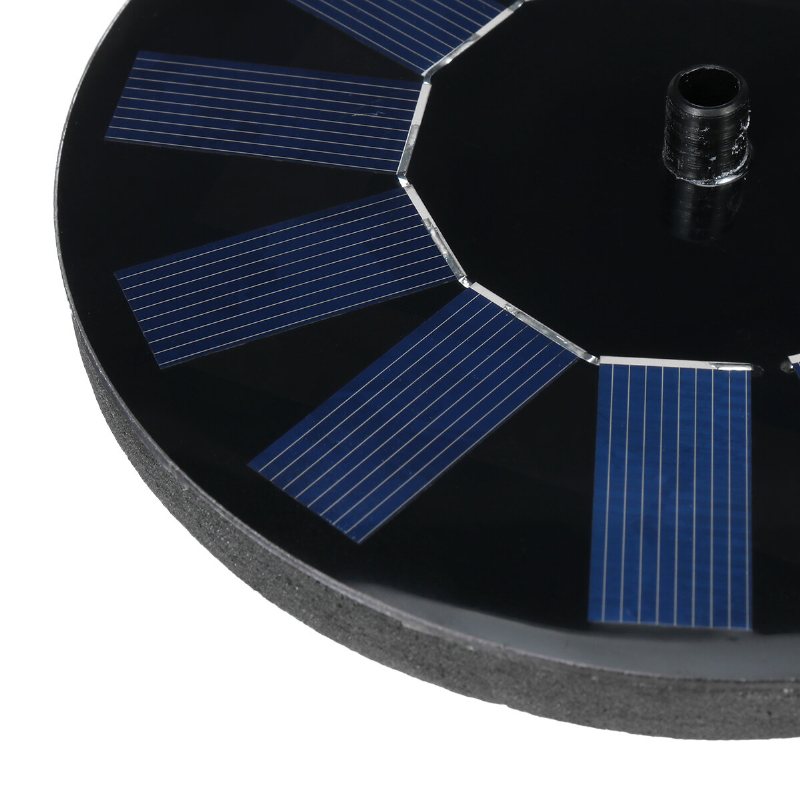 13cm 1.2w Soldriven Flytande Pump Vattenfontän Hemmaträdgård Fågelbadpool