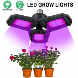 144 Led Grow Lights Panel Full Spectrum E27 Led Plant Growth Greenhouse Lamp
