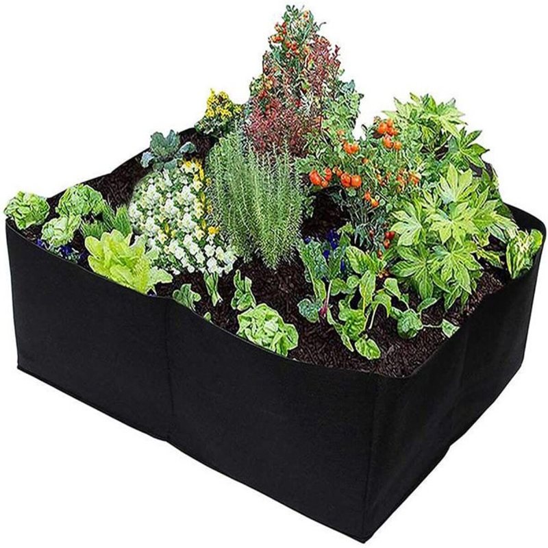 4/8 Fickor Filtplanteringspåse Växtodlingsbehållare Återanvändbar Blomplanteringsmaskin