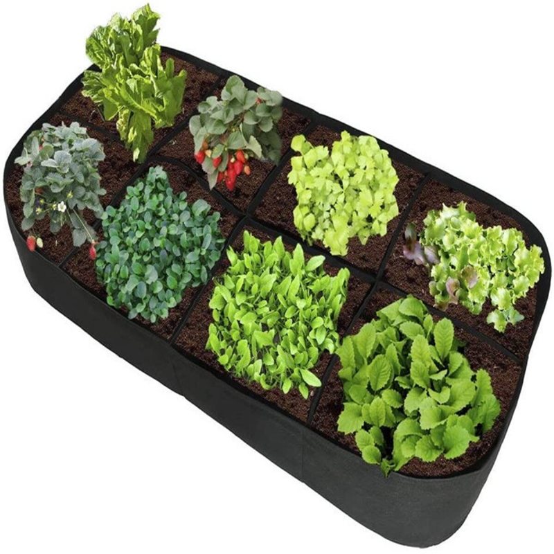 4/8 Fickor Filtplanteringspåse Växtodlingsbehållare Återanvändbar Blomplanteringsmaskin