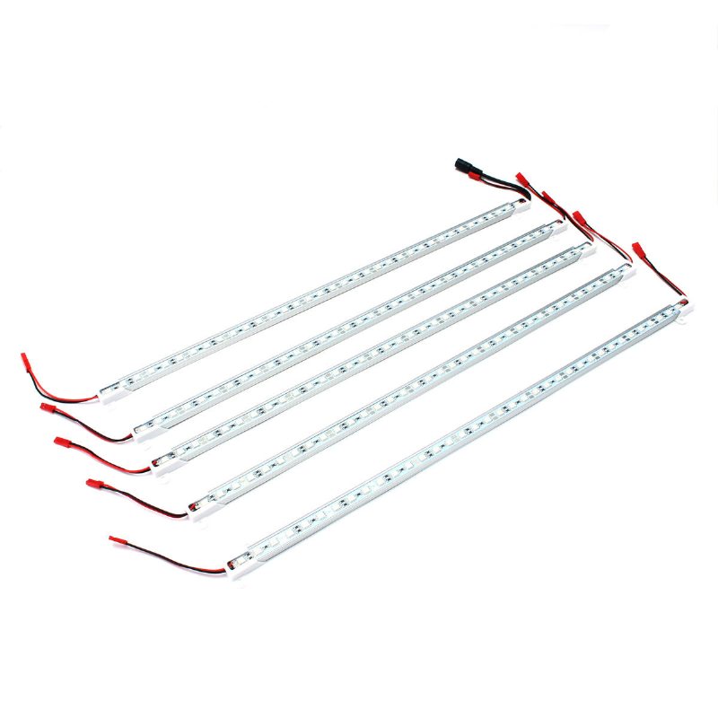 5 St 50cm Smd5050 Icke-vattentät 5:1 Led Strip Light + 5a Nätadapter För Grow Plant Garden Dc12v