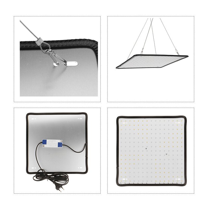 Ac85-265v 225led 24w Grow Light Full Spectrum Led Plant Veg Bloom Lampa Inomhus