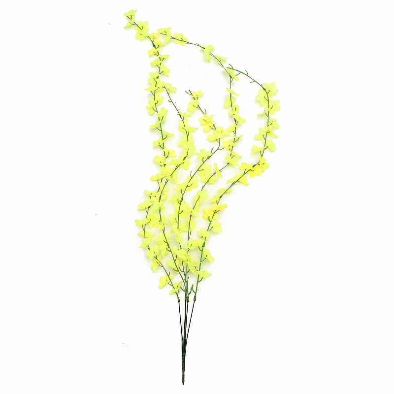 Konstgjord Silke Blomma Vinblad Garland Växt Blad Rotting Bröllop Hemdekorationer