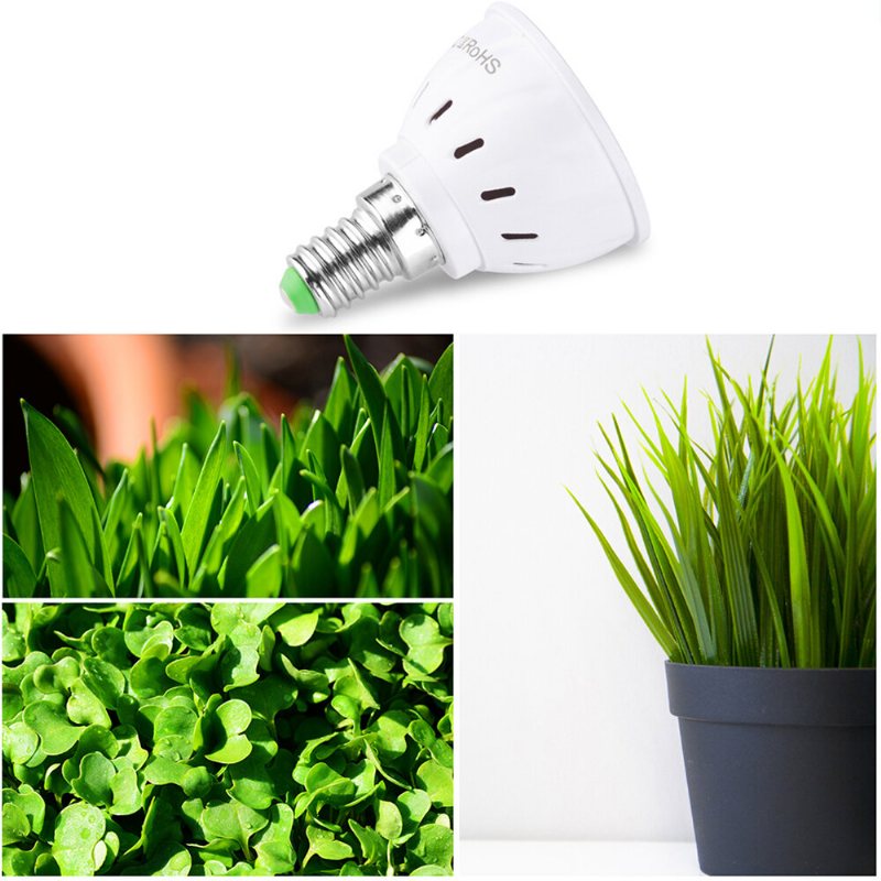 Led Fytolampor Full Spectrum Grow Light Led-lampor Fröplanta Led Plant Odling Lampstöd E14 E27 För Växthusplantering