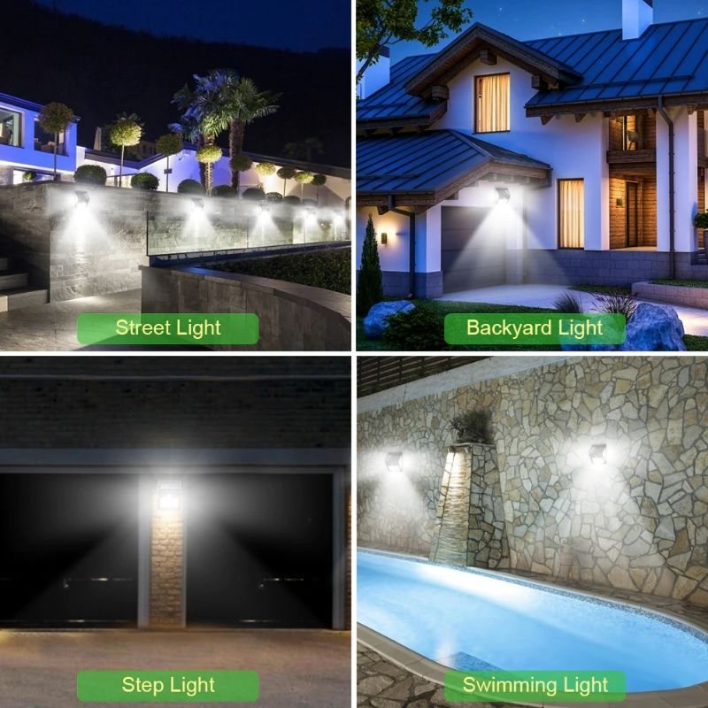 Led-solljus Utomhus Med Rörelsesensor
