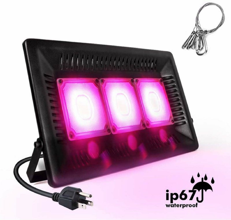Relassy Cob Led Grow Lights 450w Outdoor Light Full Spectrum Plants Ljus Vattentät Naturlig Värmeavledning Inget Brus Led Panel För Inomhusväxter Växthusträdgård