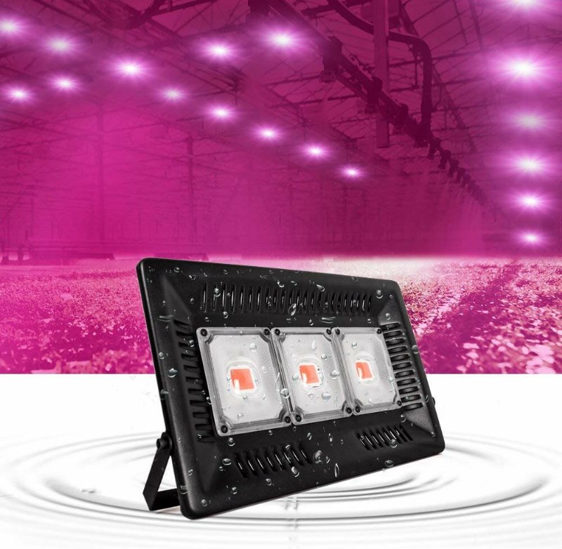 Relassy Cob Led Grow Lights 450w Outdoor Light Full Spectrum Plants Ljus Vattentät Naturlig Värmeavledning Inget Brus Led Panel För Inomhusväxter Växthusträdgård