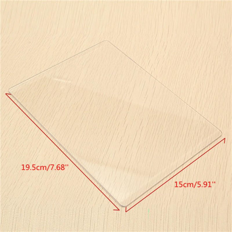 3mm/5mm Transparent Akrylklippande Präglingsplattor Plattformsskärare Spacer