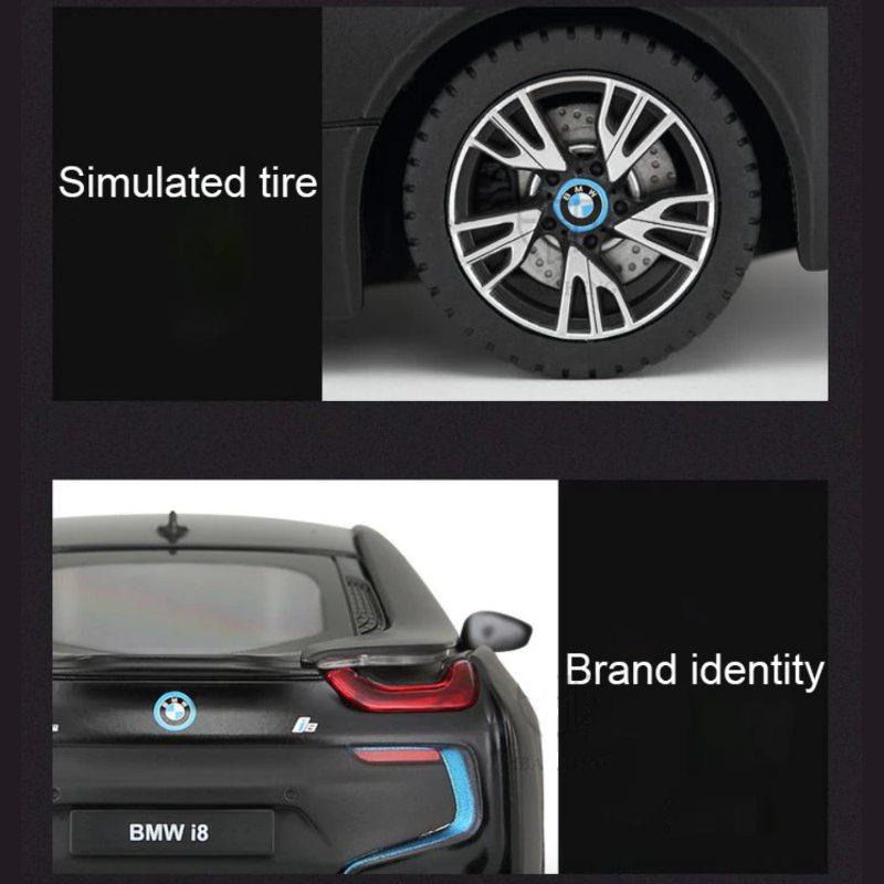 Alloy Sport Car Bmw I8 Öppna Dörrar Ljudljus