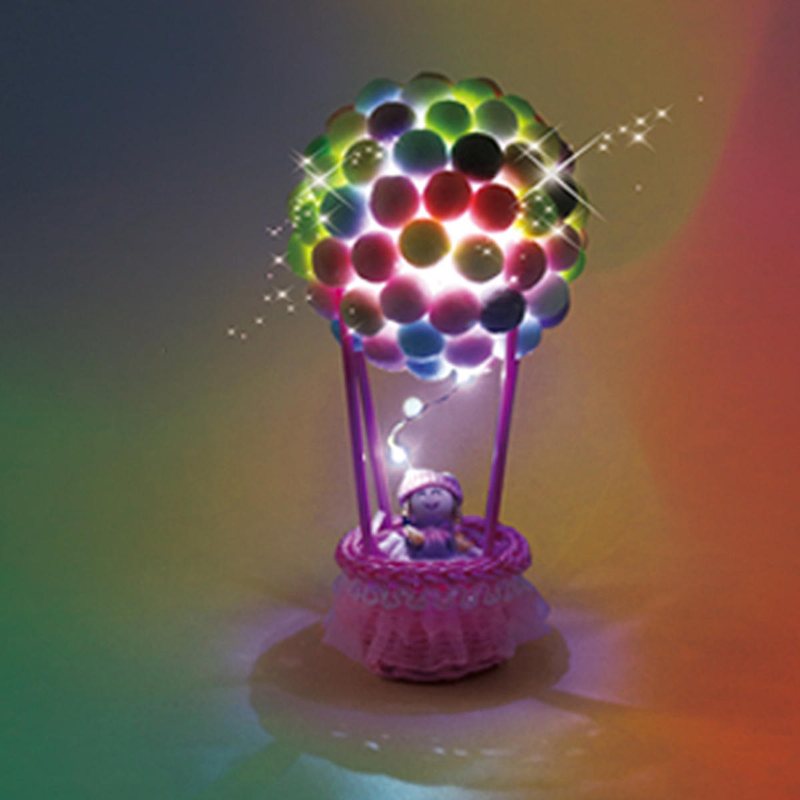 Diy Luminous Ball Surrning Varmluftsballong Lysande Ornament Bordsskiva Nattljus