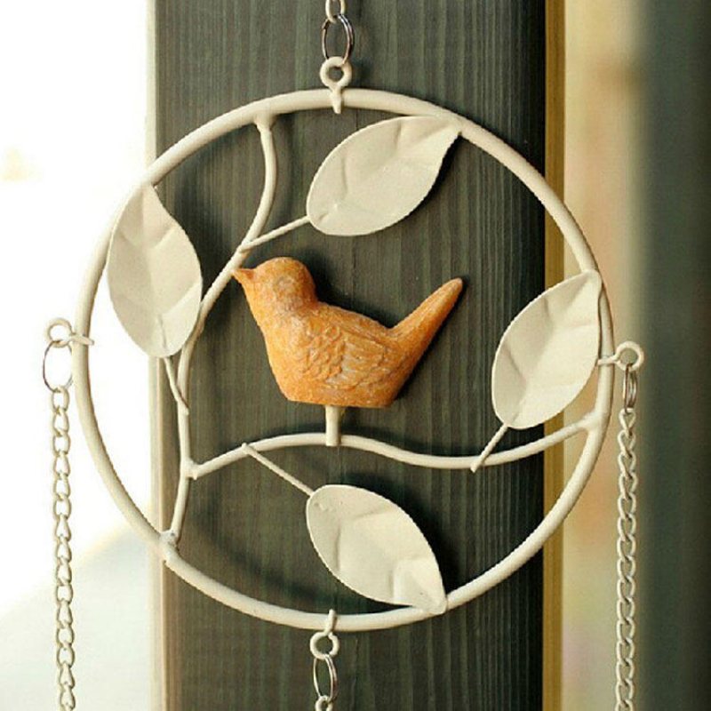 Honana Dx-203 Creative Bird Handgjorda Metallklockor Campanula Heminredningsdekorationer Järnhänge