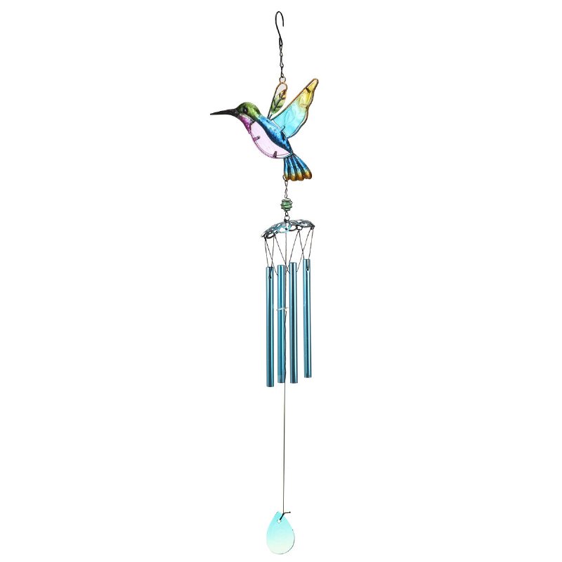 Hummingbird Dragonfly Wind Chimes Klockor Hängande Presenter Drömfångare Hemvägg Bildekoration