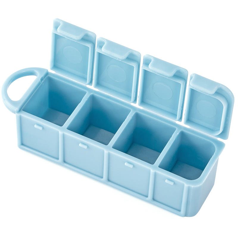Jordan&judy Portable Dispensing Kit En Veckas Resor Underförpackade Miniläkemedelslåda Påfyllningsbara Flaskor