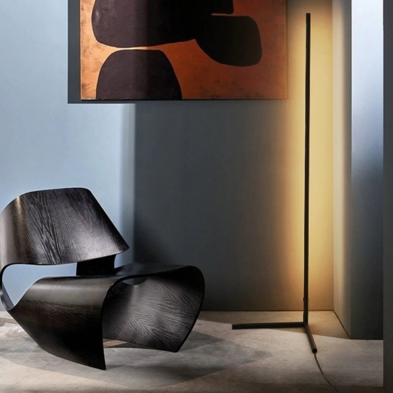 Lampa Nordic Hörngolv Ambient Lightning Vardagsrum Sovrum