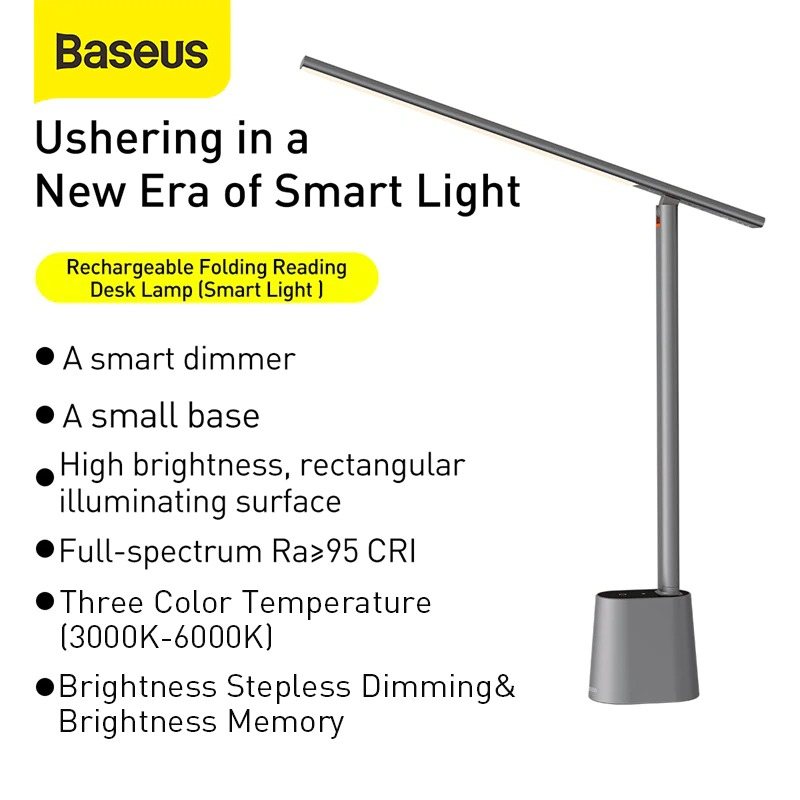 Led-lampa Bordsskrivbord Auto-dimming Eye-caring Smart Lamp