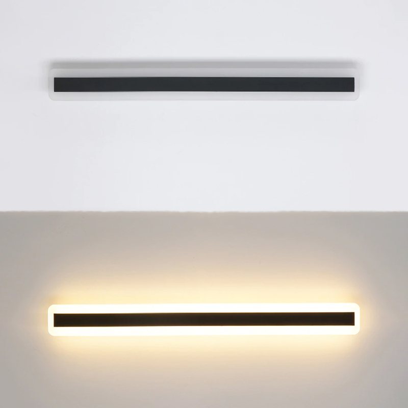 Led Utomhusvägglampa Vattentät Ip54 Modern Veranda Trädgård Lång Vägglampa & Inomhus