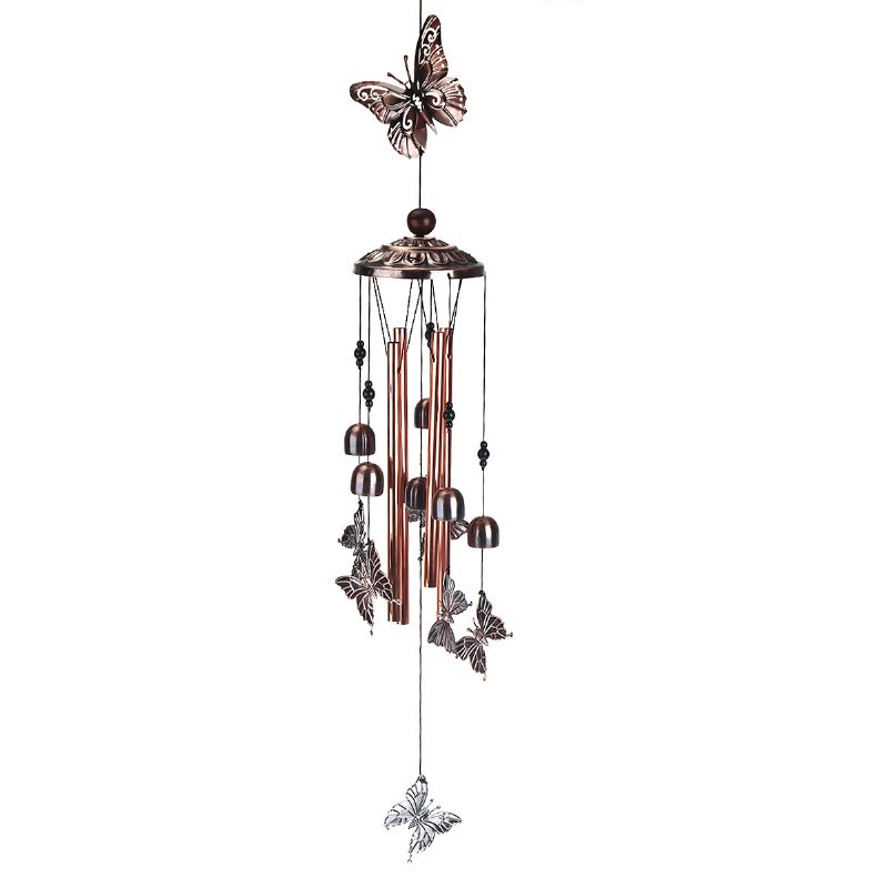 Mässing Bell Wind Chime Ornament Europeiska Och Amerikanska Trädgård Heminredning