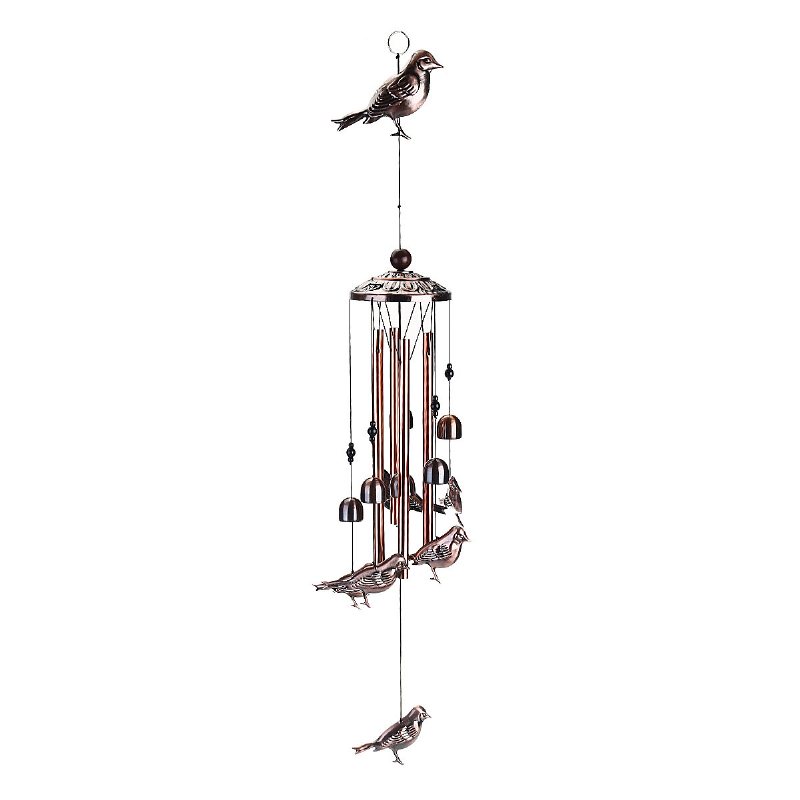 Mässing Bell Wind Chime Ornament Europeiska Och Amerikanska Trädgård Heminredning