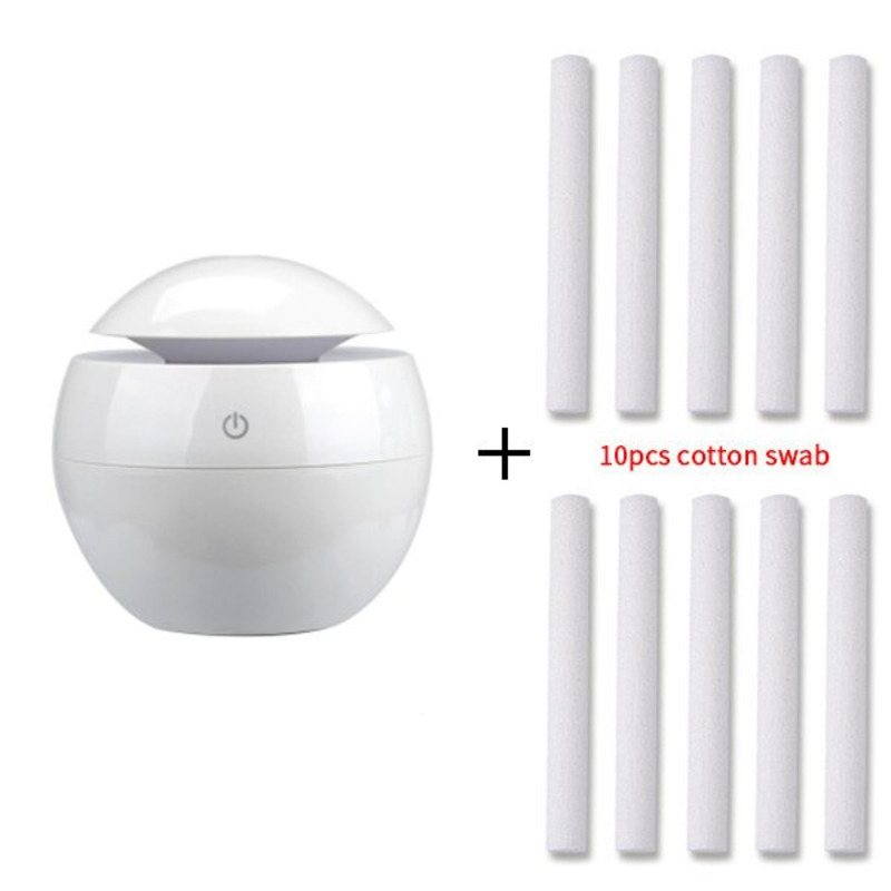 Mini Luftfuktare Usb Aroma Diffuser Träkorn Eterisk Oil Aromaterapi