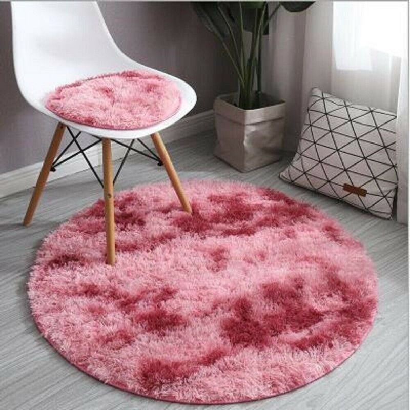 Rund Fluffig Matta Shaggy