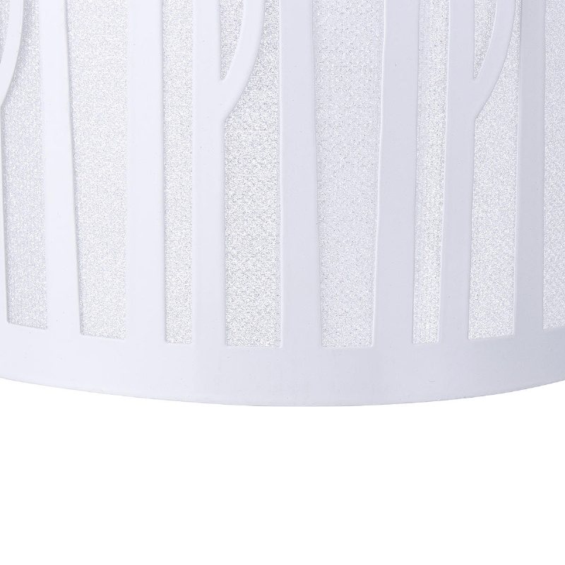 Vit Led Metallbord Takhängande Lampor Skärm Lampskärm Lampskydd