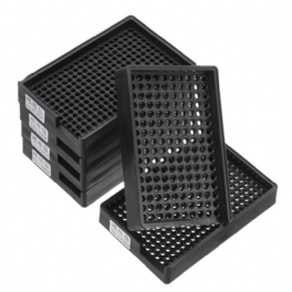 1.0-4.0 mm Plast Enkel Förvaring Skruvsättning Anti Statisk För Gör-det-själv Modell Rc 14x9x2cm