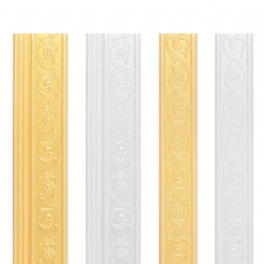 10 St/set Vattentät 3d-väggkantslister Självhäftande Kök