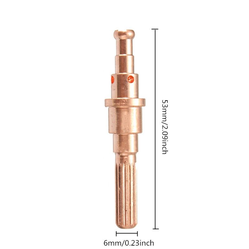 10 Styck Plasma Electrode Fit Cutter Förbrukningsmaterial Reservdelar Verktyg För Thermal Dynamics Sl60~sl100