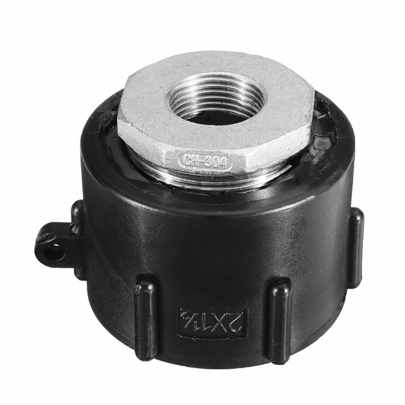 1000l S60x6 Ibc Vattentank Adapter Rostfritt Stål Invändig Grov Gänga Snabbkoppling Slang Rör Kran Ersättningsventil Kopplingsdelar
