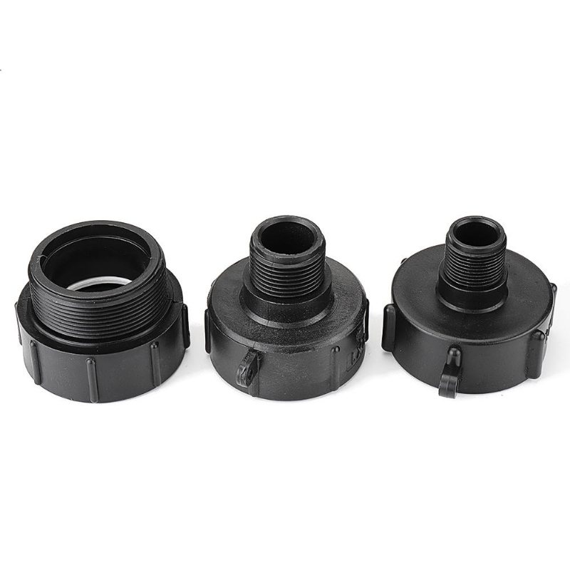 1000l S60x6 Ibc Vattentankadapter Slang Hulling Grov Gänga Snabbkoppling Till 1/2'' 3/4'' 1'' 2'' Slangrör Kranbyte Ventilbeslagsdelar För Hemträdgård