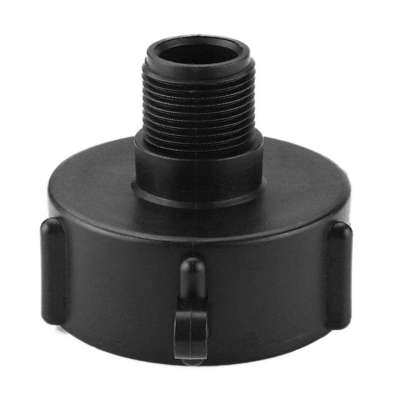 1000l S60x6 Ibc Vattentankadapter Slang Hulling Grov Gänga Snabbkoppling Till 1/2'' 3/4'' 1'' 2'' Slangrör Kranbyte Ventilbeslagsdelar För Hemträdgård