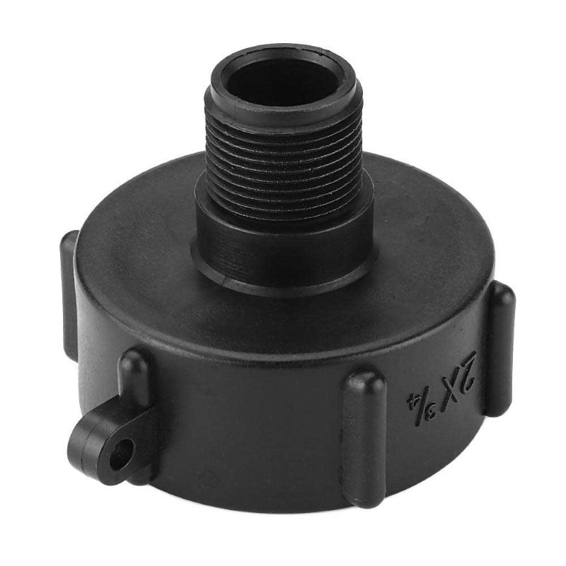 1000l S60x6 Ibc Vattentankadapter Slang Hulling Grov Gänga Snabbkoppling Till 1/2'' 3/4'' 1'' 2'' Slangrör Kranbyte Ventilbeslagsdelar För Hemträdgård
