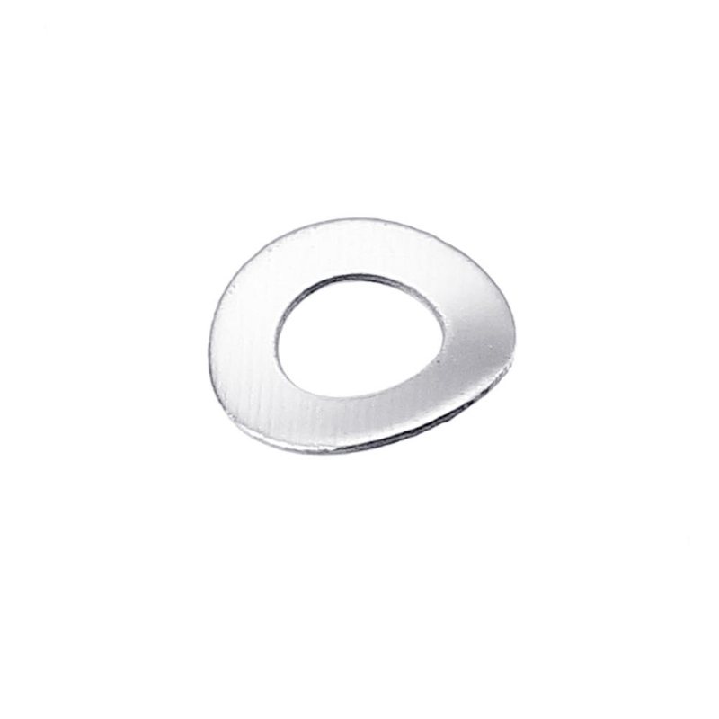 100st M3 M4 304 Rostfritt Stål Fjädervågbricka Elastisk Böjd Packningsdyna Sortimentssats