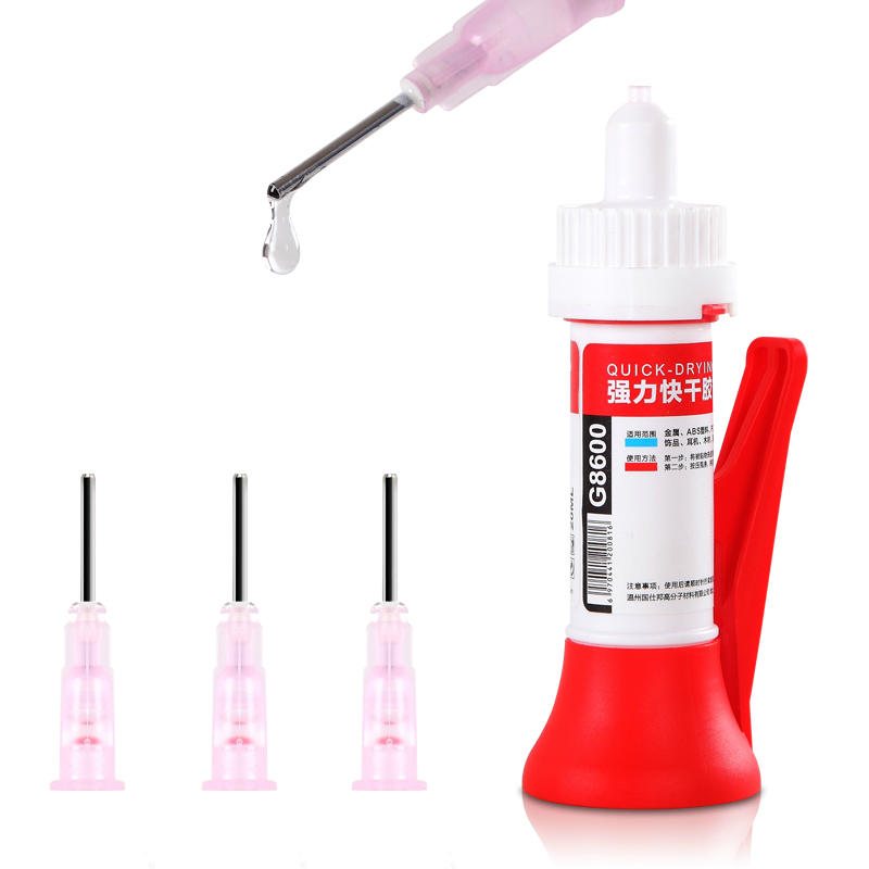 20ml Multipurpose Adhesive Smycken Strass Hantverk Gör Det Själv Telefon Skärm Glas Epoxiharts Super Liquid Glue G-8600 Nagelgel