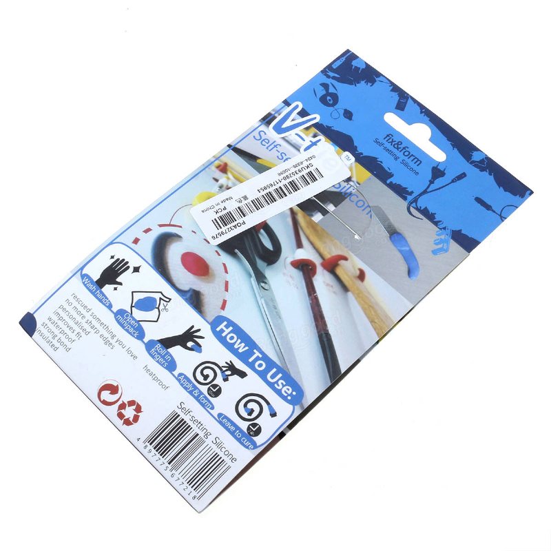 3 St Förpackning Självhärdande Silikon Multifunktionsmodellering Reparation Sprickor Fix Form Plasticine Tool
