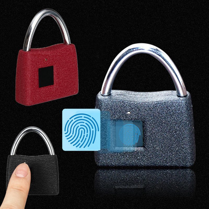 Bärbart Smart Nyckellöst Bagagedörrlås Stöldskyddslås Med Fingeravtryck