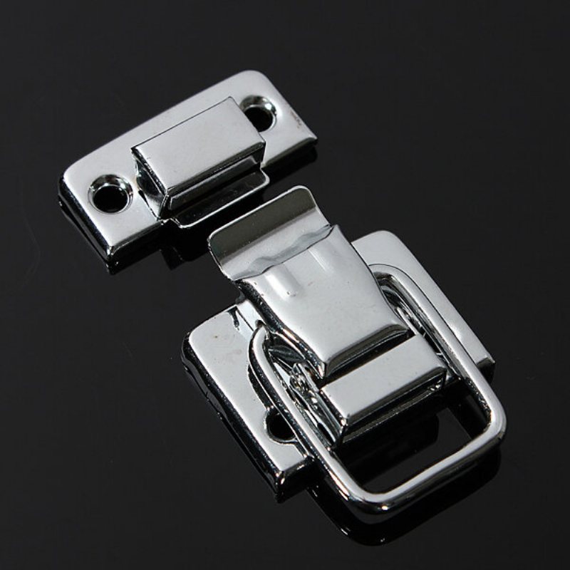 Chrome Toggle Spärr Catch Chest Flight Case Resväska Box 43mm H144