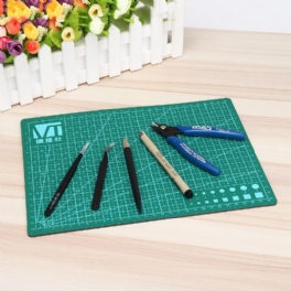 Diy Craft Basic Tool Set Model Building Kit Skärtång Polermatta Blad