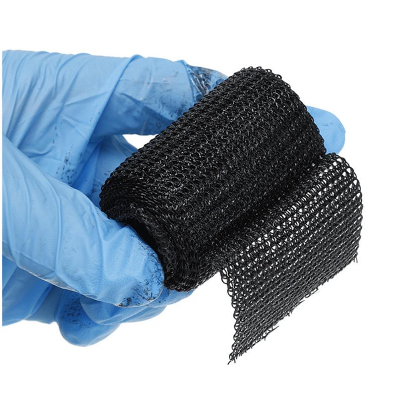 Fiber Fix Wrap Självhäftande Tejp Vattentät Reparationsverktyg Hushållsreparationstejp För Reparation Av Rörledning Vattenpipa Bordsfot Med Handskar