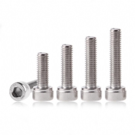 M3sh10 50st M3 304 Rostfritt Stål 10-20 mm Insexhylsa Huvud Skruv Bultar Mutter Valfri Längd