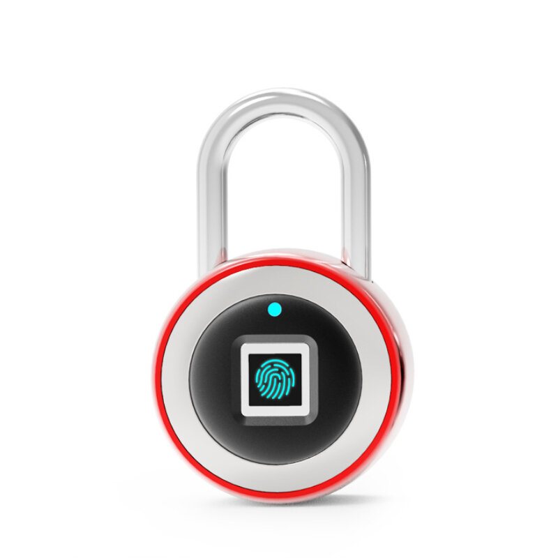 Smart Fingerprint Dörrlås Hänglås Usb Laddning Vattentät Stöldskydd App Bluetooth Fjärrkontroll Nyckellös För Skåp Bagage Sovsal 0.5 Sekunder Lås Upp