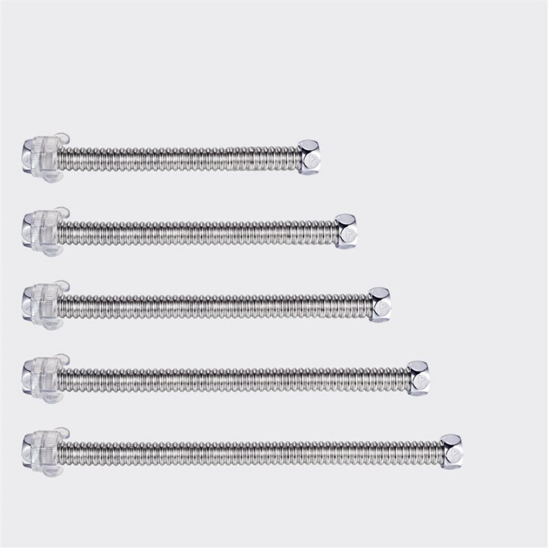 Ubåt Rostfritt Stål Handfat & Toalett Flexibel Vvs Vatten Korrugerad Slang G1/2" Varm&kall Tub Badrumsvärmare Rör 20-60cm Från