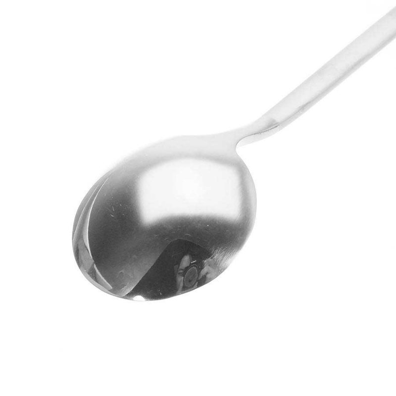 1 St Espressoskedar Rostfritt Stål Mini Tesked För Kaffe Socker Dessert Tårta Glass Soppa Sked