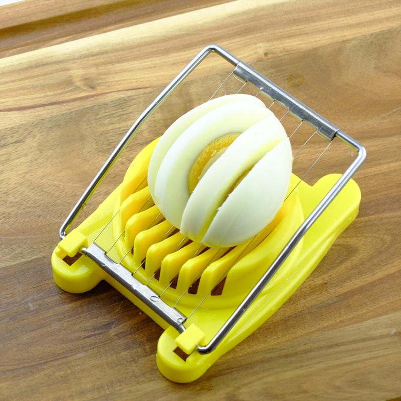 1 St Rostfritt Stål Skära Ägg Skärare Snittare Form Multifunktion Ägg Splitter Köksredskap Äggverktyg