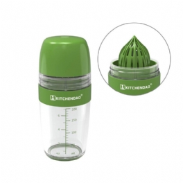 2 I 1 Läckagefri Salladsdressing Flaskshaker Med Citrusjuicer - 250 Ml