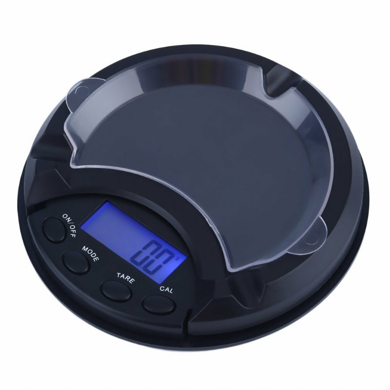 500g/0.1g Lcd Elektronisk Digital Precise Pocket Scale Askfat Balans Fick Smycken Guld Diam