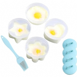 Äggkokare Plast Egg Poacher Form Med Borste
